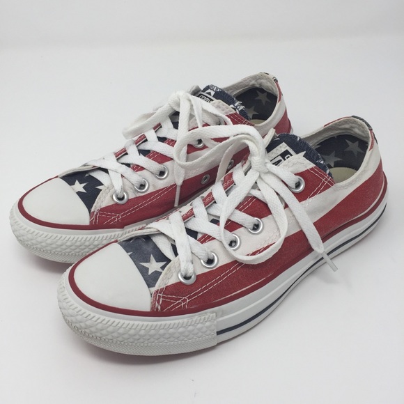 converse patriotic shoes